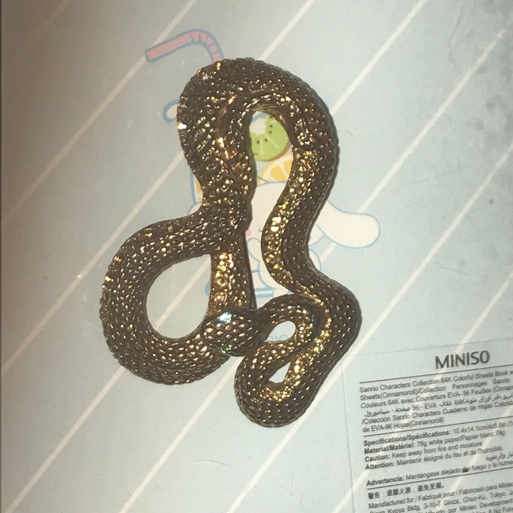 Anne Klein Snake Brooch Pin